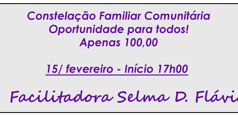 Constelação Familiar Comunitária