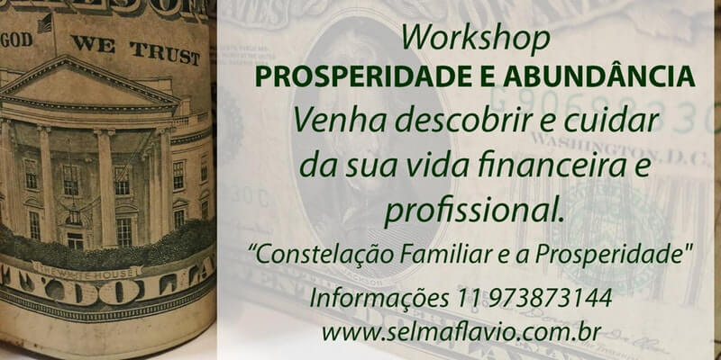 WORKSHOP PROSPERIDADE E&nbsp;ABUNDÂNCIA